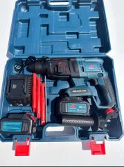 Dawreek  Profesyonel 36 Volt Çift Bataryalı Şarjlı Kırıcı-Delici Hilti Kömürsüz Motor