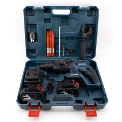 Dawreek  Profesyonel 36 Volt Çift Bataryalı Şarjlı Kırıcı-Delici Hilti Kömürsüz Motor