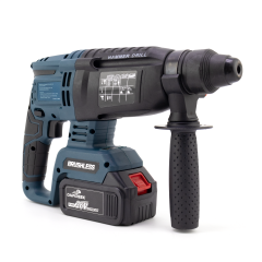 Dawreek  Profesyonel 36 Volt Çift Bataryalı Şarjlı Kırıcı-Delici Hilti Kömürsüz Motor