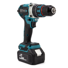 Dawreek 10 Pilli Profesyonel Kömürsuz Motor Çelik Şanzıman Metal dişli Çelik Mandren Darbeli Çelik kasa Şarjlı Matkap