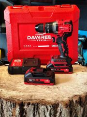 Dawreek Profesyonel Kömürsuz Motor Çelik şanzıman metal dişli Darbeli süper Torklu çift Bataryalı Şarjlı Matkap