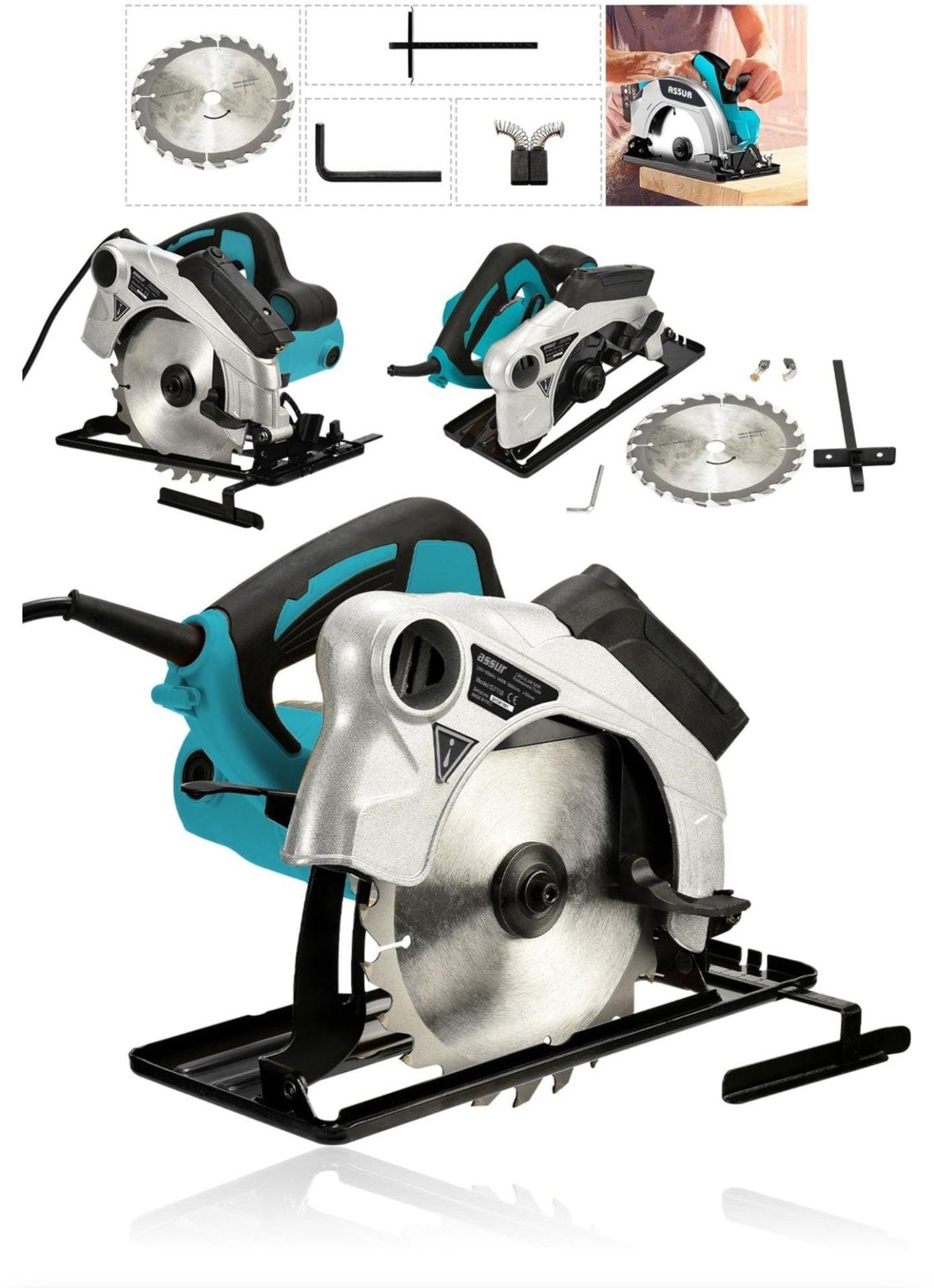 Dawreek Profesyonel Lazerli Sunta Kesme Daire testere