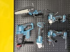 Dawreek Profesyonel 5 li Set Otomatik Yağlamalı Testereli (Hilti Sriral Torklu Somun Sıkma ve Vidalama matkap