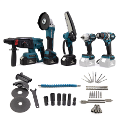 Dawreek Profesyonel 5 li Set Otomatik Yağlamalı Testereli (Hilti Sriral Torklu Somun Sıkma ve Vidalama matkap