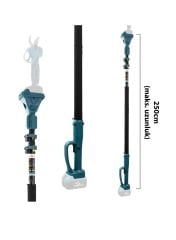 Dawreek teleskopik 2,5 metre uzatma kolu makas ve Testere uyumlu