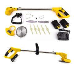 maxstar Şarjlı Çift Bataryalı Ot Biçme Tırpanı Telekopik Açılır Kol