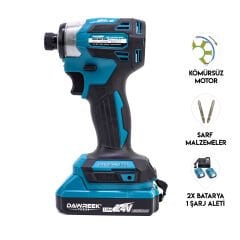 Dawreek Yeni Nesil Mini Torklu Bits Uçlu Devirli Şarjlı Matkap
