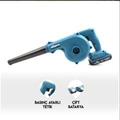 Şarjlı Çift Bataryalı Hava Üfleme Ve Çekme Makinesi