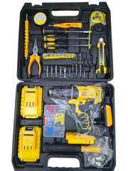 Maxstar Tornavida Setli Çekiçli Metreli Penseli Full Takım Çantalı Şarjlı Matkap