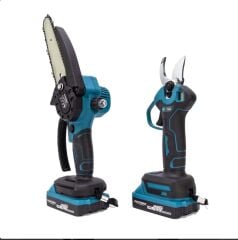 Dawreek Profesyonel Dijital Göstergeli 2 Li Budama Seti Makas ve Testere