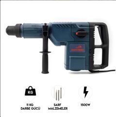 Dawreek Profesyonel 11 Kg Kırıcı Delici Hilti Devir Ayarlı 4 adet Uc Hediyeli