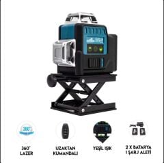 Dawreek Profesyonel Lazer Dijital 12 Göstergeli Kumandalı Tripod Ayaklı Mıknatıslı süper ürün