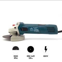 Tam Profesyonel 800 w Avuç Taşlama Spiral 125 mm disk çapı