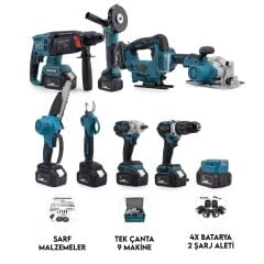 Dawreek Profesyonel Kömürsuz Motor 9 lu set
